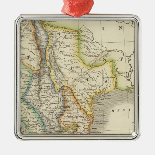 メキシコおよびグアテマラ メタルオーナメント (正面)