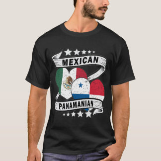 メキシコおよびパナマ国旗 Tシャツ