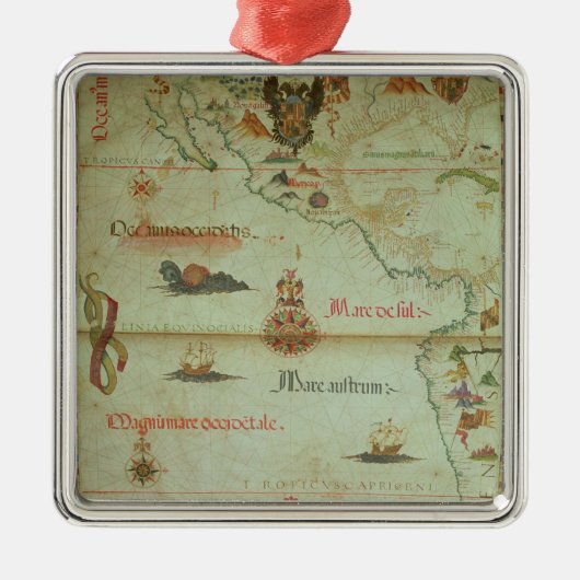 メキシコおよびペルーの征服 メタルオーナメント (正面)