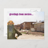 メキシコからの挨拶 ポストカード (正面/裏面)