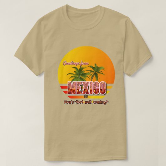 メキシコからの挨拶 Tシャツ (デザイン正面)