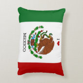 メキシコが大好き - メキシコの国旗 アクセントクッション (裏面(縦))
