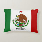 メキシコが大好き - メキシコの国旗 アクセントクッション (裏面)