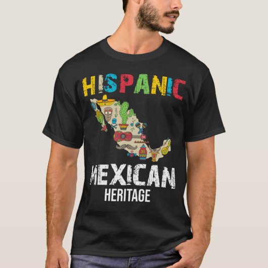 メキシコことわざスローガンHispanicメキシコ伝統 Tシャツ (正面)