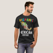 メキシコことわざスローガンHispanicメキシコ伝統 Tシャツ (正面フル)