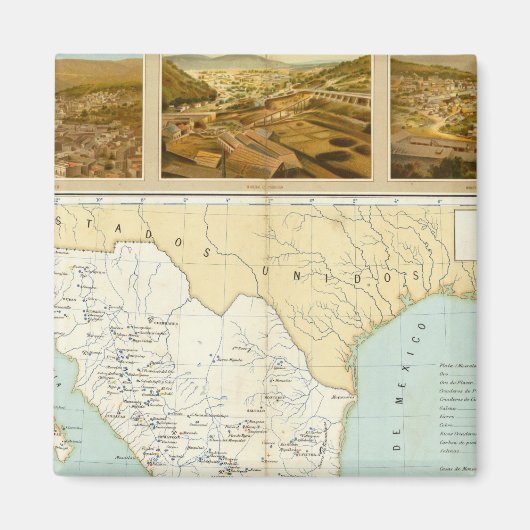 メキシコでの採掘 マグネット (正面)