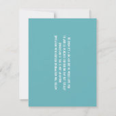 メキシコでの結婚式 デスティネーション ウェディング 保存日付 セーブザデート (裏面)