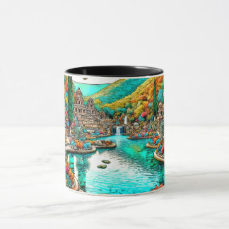 メキシコでフィエスタを見つける マグカップ