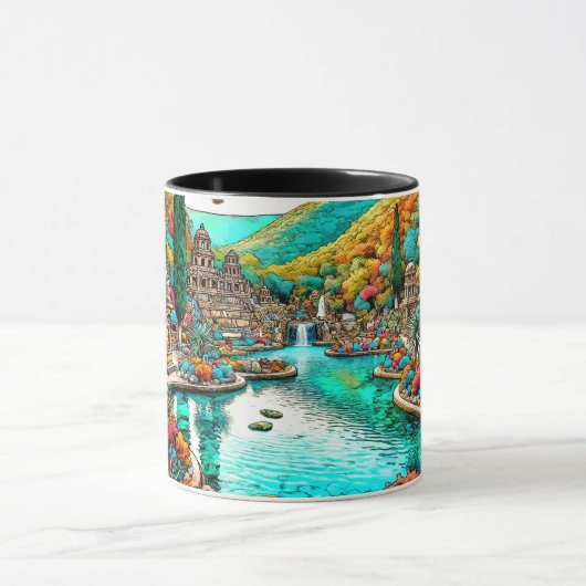 メキシコでフィエスタを見つける マグカップ (中央)