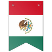 メキシコとアメリカの国旗とハート結婚ズ バンティングフラッグ (第1の旗)