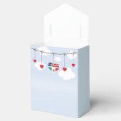 メキシコとアメリカの国旗とハート結婚ズ フェイバーボックス (オープン)