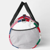 メキシコとアメリカの国旗を並べて ダッフルバッグ (右)
