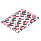 メキシコとアメリカの国旗 ノートブック (左側)