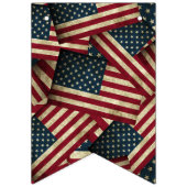 メキシコとアメリカの国旗 バンティングフラッグ (第3の旗)