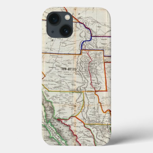 メキシコとカリフォルニアの地図 Case-Mate iPhoneケース (裏面)
