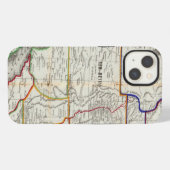 メキシコとカリフォルニアの地図 iPhoneケース (裏面横)