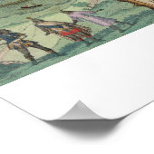 メキシコとクスコの地図， 'シビタテス・オルビス・ターから ポスター (角)