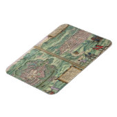 メキシコとクスコの地図， 'シビタテス・オルビス・ターから マグネット (左側)