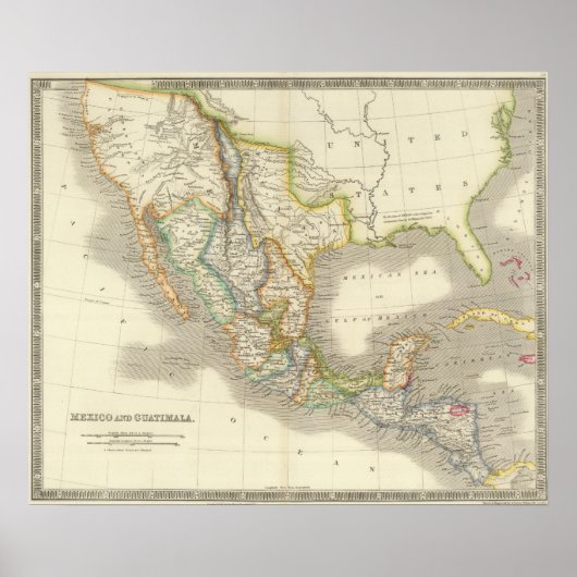 メキシコとグアタマラ ポスター (正面)