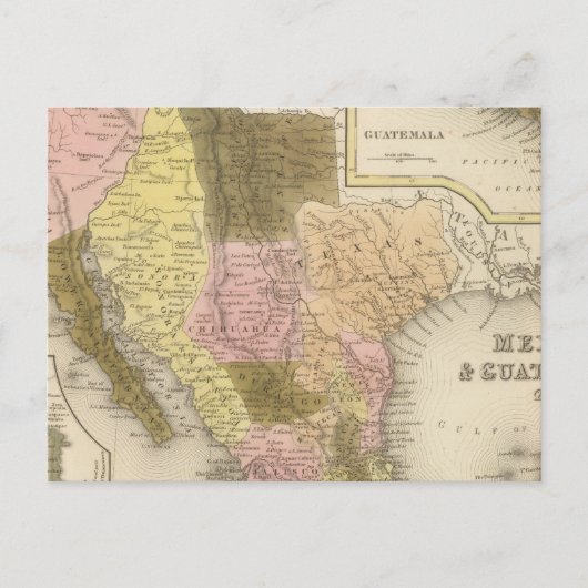 メキシコとグアテマラ5 ポストカード (正面)