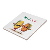 メキシコとタコス タイル (側面)