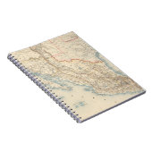 メキシコとテキサス州地図 ノートブック (右側)