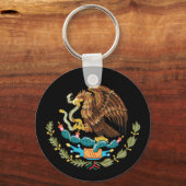 メキシコとメキシコのイーグルの紋章/国旗 キーホルダー (裏面)