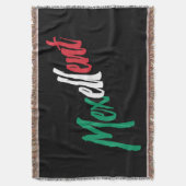 メキシコとメキシコのプライド スローブランケット (正面縦)