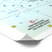 「メキシコと中米： 1961年詳細地図… ポスター (角)