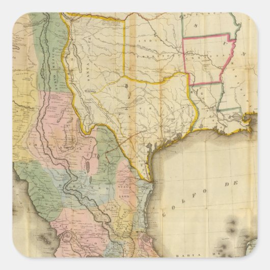 メキシコと統一された州 スクエアシール (正面)