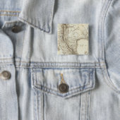 メキシコと近隣諸国の地図 缶バッジ (インサイチュ)