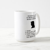 メキシコに移動する理由3大コーヒーマグ コーヒーマグカップ (正面右)