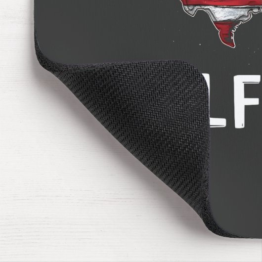 メキシコのおもしろいトランプ東メキシコ マウスパッド (コーナー)