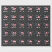 メキシコのおもしろいトランプ東メキシコ ラッピングペーパー (フラット)