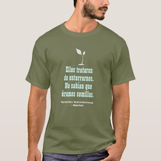 メキシコのことわざ Tシャツ (正面)