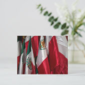 メキシコのはがきの国旗 ポストカード (スタンド正面)