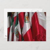 メキシコのはがきの国旗 ポストカード (正面/裏面)