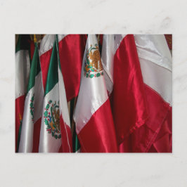 メキシコのはがきの国旗 ポストカード