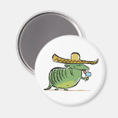 メキシコのアイスクリーム愛アルマディロ マグネット (正面/裏面)