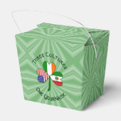 メキシコのアイルランド系アメリカ人シャムロック国旗が掲揚 フェイバーボックス (裏面サイド)