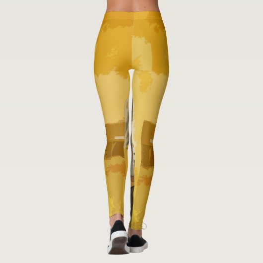 メキシコのアウトローポップ・アートのド・アートレギンス レギンス (裏面)