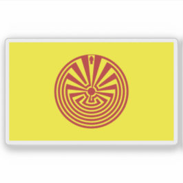 メキシコのアキメル・オダム（ピマ）州旗 シール