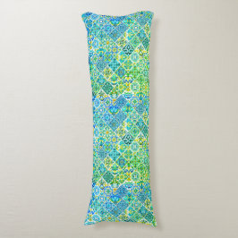 メキシコのアクアミントシチリア地中海のタイル ボディピロー