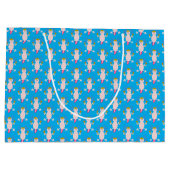 メキシコのアクソロトルの死んだパターン（の模様が）ある日 ラージペーパーバッグ (裏面)