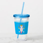 メキシコのアクソロトルの死んだ日 アクリルタンブラー (裏面)