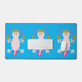 メキシコのアクソロトルの死んだ日 デスクマット (キーボード&マウス)