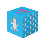 メキシコのアクソロトル死んだカスタム日 フォトキューブ (裏面アングル)