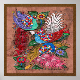 メキシコのアマテ絵画バークの3 – 甘い物語 ポスター