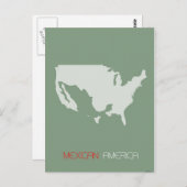 メキシコのアメリカ ポストカード (正面/裏面)