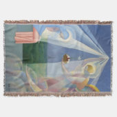 メキシコのアーティスト、エンジェル・ザラーガによる「エンジェル」 スローブランケット (正面)